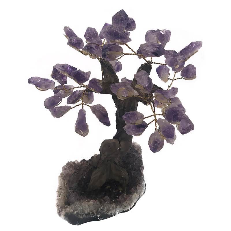 Gemstone Bonsai Tree, Large (Amethyst)